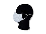 Stylish Designer Gentlemen Face Masks Pack of 5 Reusable Washable Navy Blue Gray Black Dot Classic Patterns Christmas Gift for him