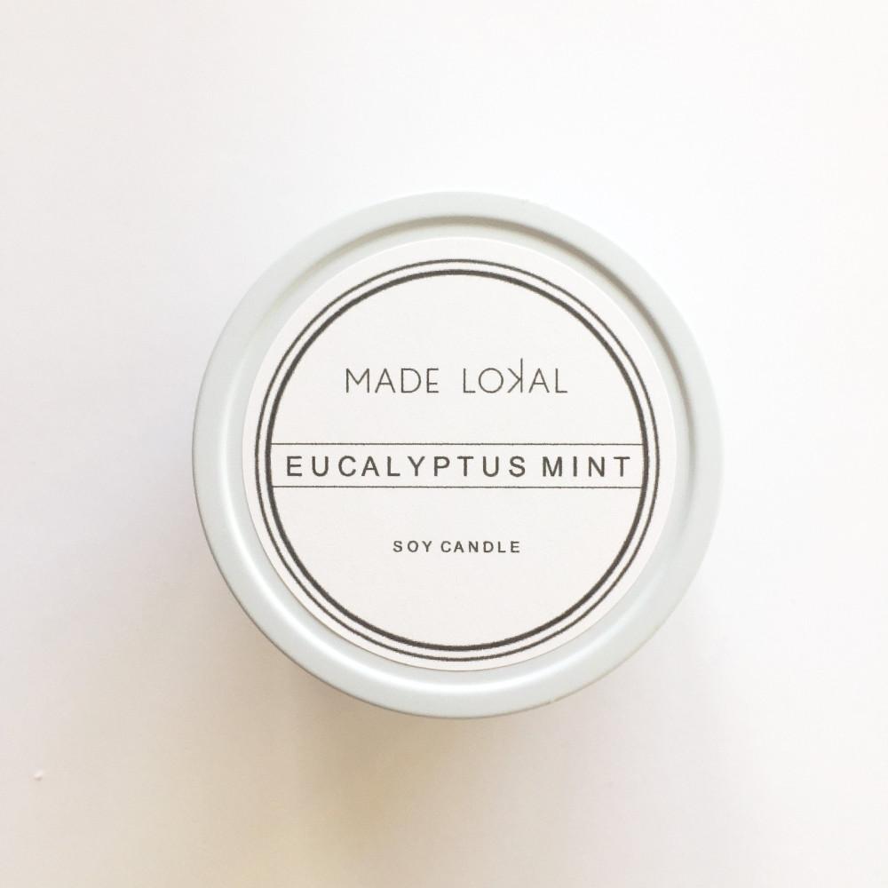 Eucalyptus Soy Candle, Made in America