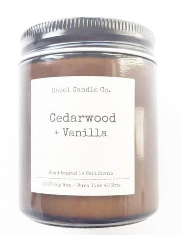 Candle, Cedarwood Vanilla