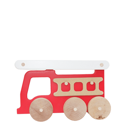 Manny and Simon Firetruck in Red, Made in USA
